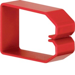 HNG, draadhouder voor kanaal halogeenvrij 75x50 mm, rood